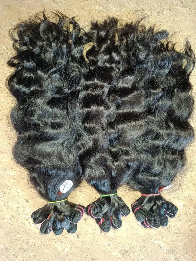 Water Hair Weaves Authentic Virgin Suppliers in Chennai From India Raw Temple Hairs