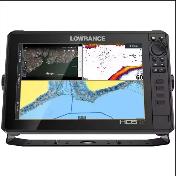 Новейший Новый HDS-12 Lowrance устройство для поиска живой рыбы с активным C-MAP преобразователя 3-в-1