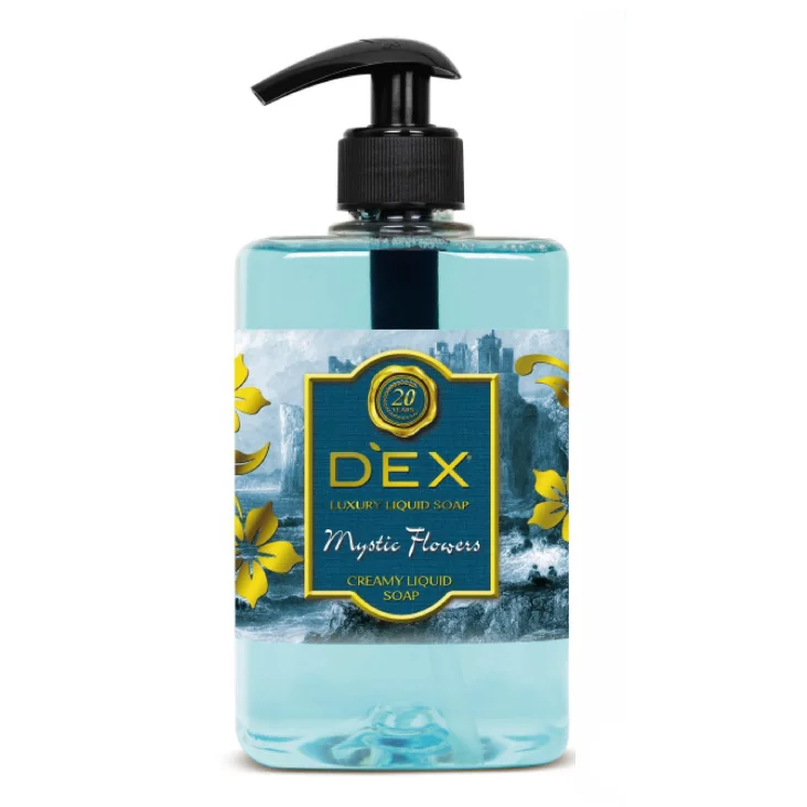 DEX Luxury Series - Mystic Flowers Liquid Soap 500 ml Pump Bottles Extra Moisturizing Perfumed Wholesale Hygiene Products