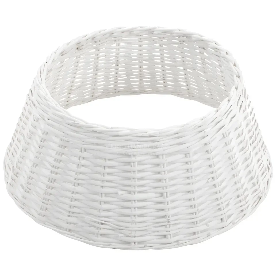 Wicker Christmas Tree Collar Eco-friendly Rattan Christmas Tree Skirt Wholesale Christmas Supplies Xmas Decor