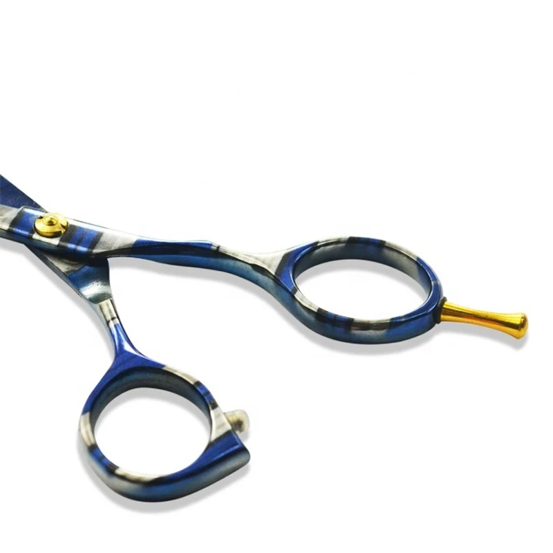 New Style 2024 Barber Scissors With Soft Handle Fashionable Hot Sale Hairdressing Cutting Multi Color Scissors