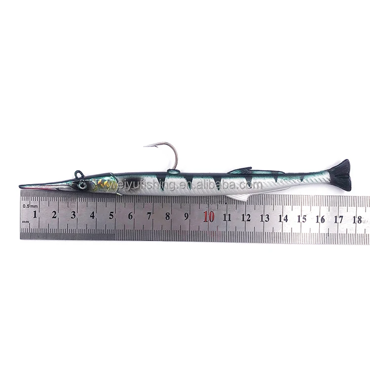 OEM wholesale Silicone soft plastic eel Fishing Lure Lead Head rubber Swimbait soft lure with jig head hook fishing tackle