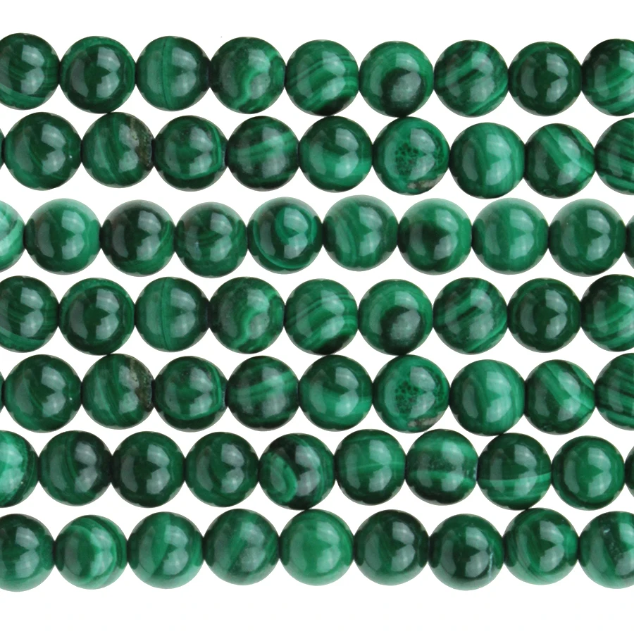 Genuine Malachite Round beads Gorgeous Natural Green Color Gemstone Malachite
