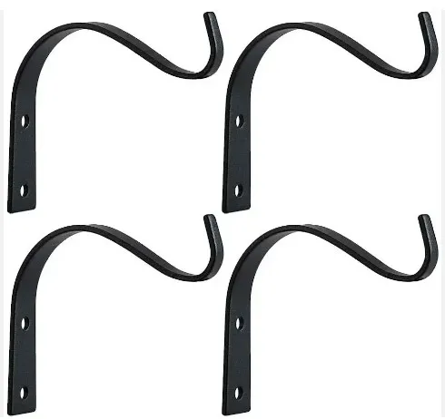 Black Fashion Robe Hooks Bathroom New Furniture Hardware Wall-mounted Door Metal Hanger Hook