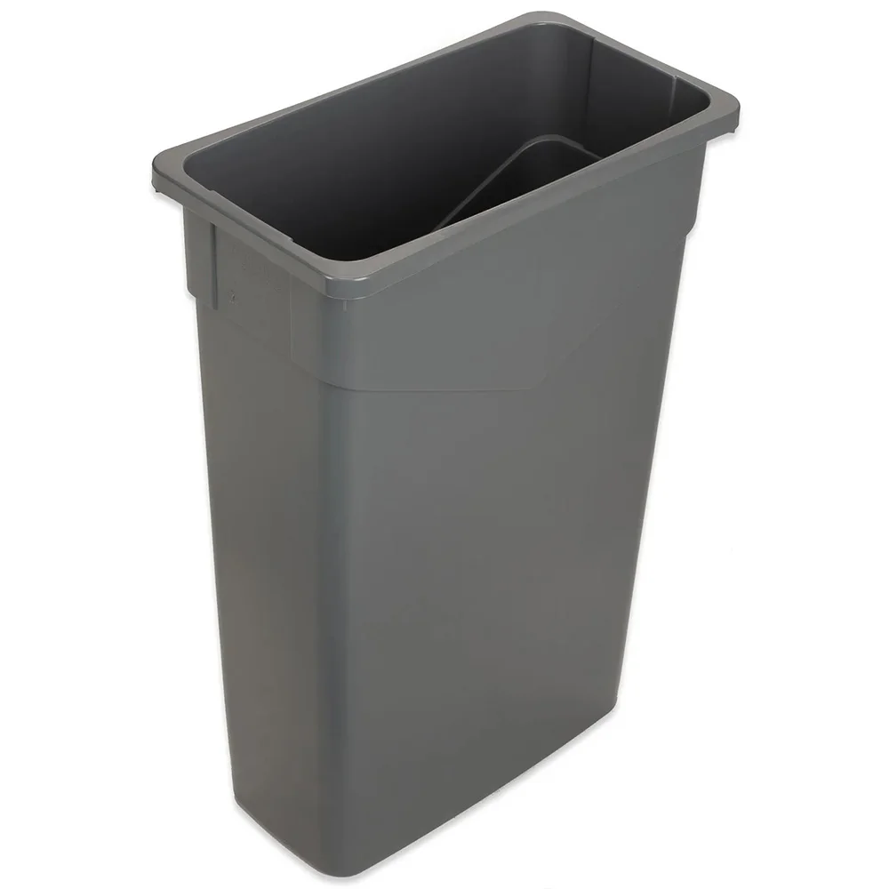 Plastic Tall Slim Rectangular Garbage Can