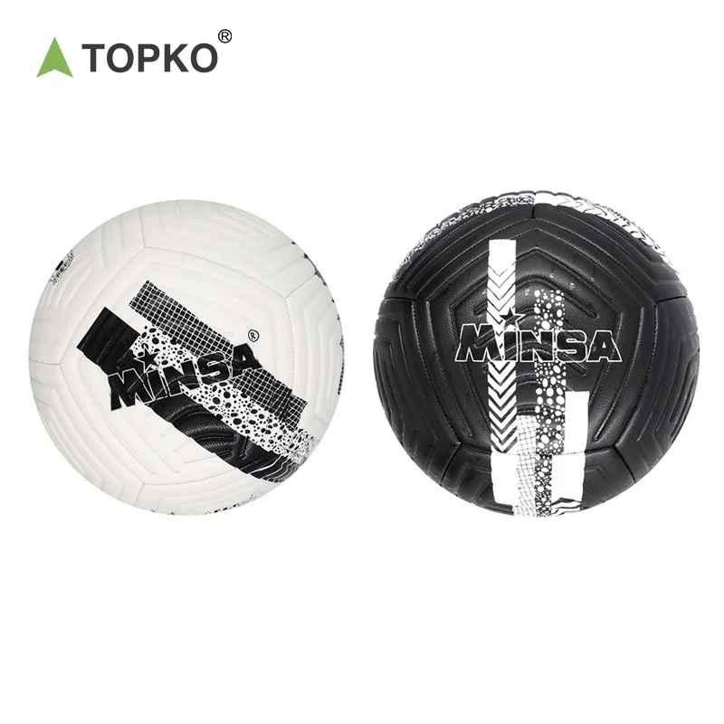 TOPKO High Quality PU Soccer Ball Football Match Training Size 5 Balls Children Training  Football Balls Sports Equipment