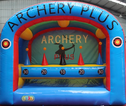 2024 Hot Selling Inflatable Bouncer Theme Suspension Archery Game Sports Party Game