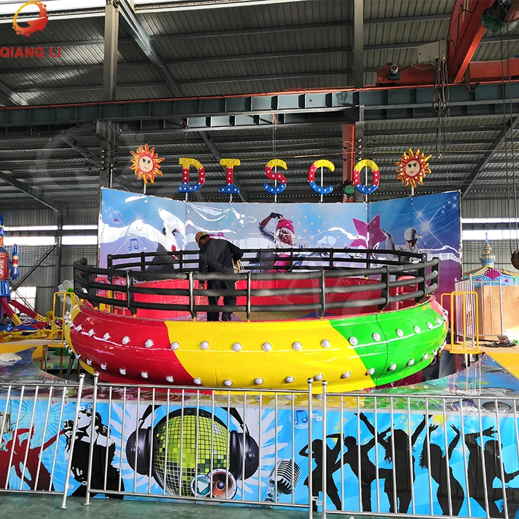 Qiangli brand Tagada Turntable Carnival Attractive Samba Tagada Amusement Park Rides Mini Disco Tagada With Trailer for sale