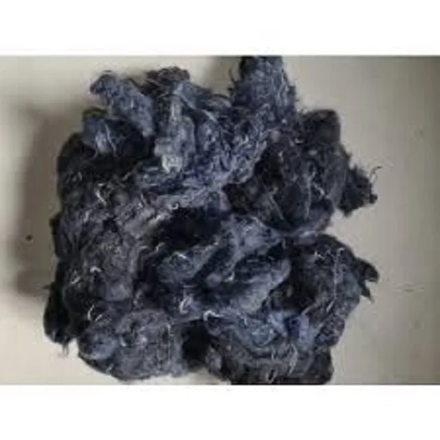 Available Denim Shoddy Cotton Waste Denim Waste Recycled Denim Fiber Filling Material Spinning - Whatsapp/Wechat: +84379007507