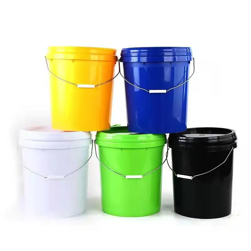 New Type Durable Plastic Bucket with Cover High Quality Factory Price Plastic Oil Drum Food Grade Plastic Container