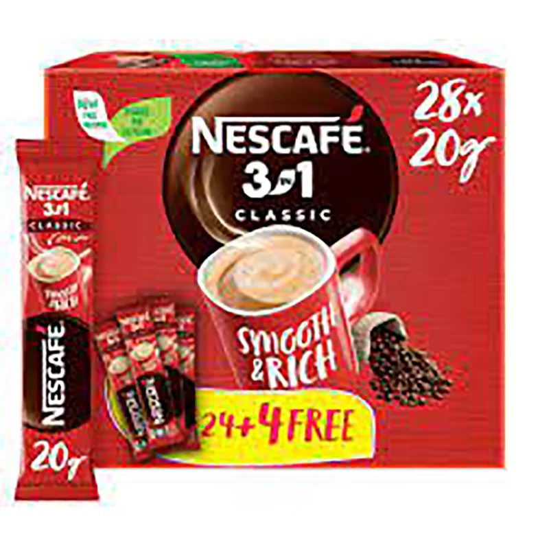 Bes Selling 100% Premium Grade Nescafe 3-in-1 Original Instant Coffee