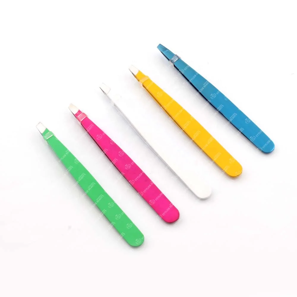 Professional Eyebrow Tweezers Eyebrow Hair Removal Clip Makeup Tools Japanese Stainless Steel Anti Static Brow Tweezers