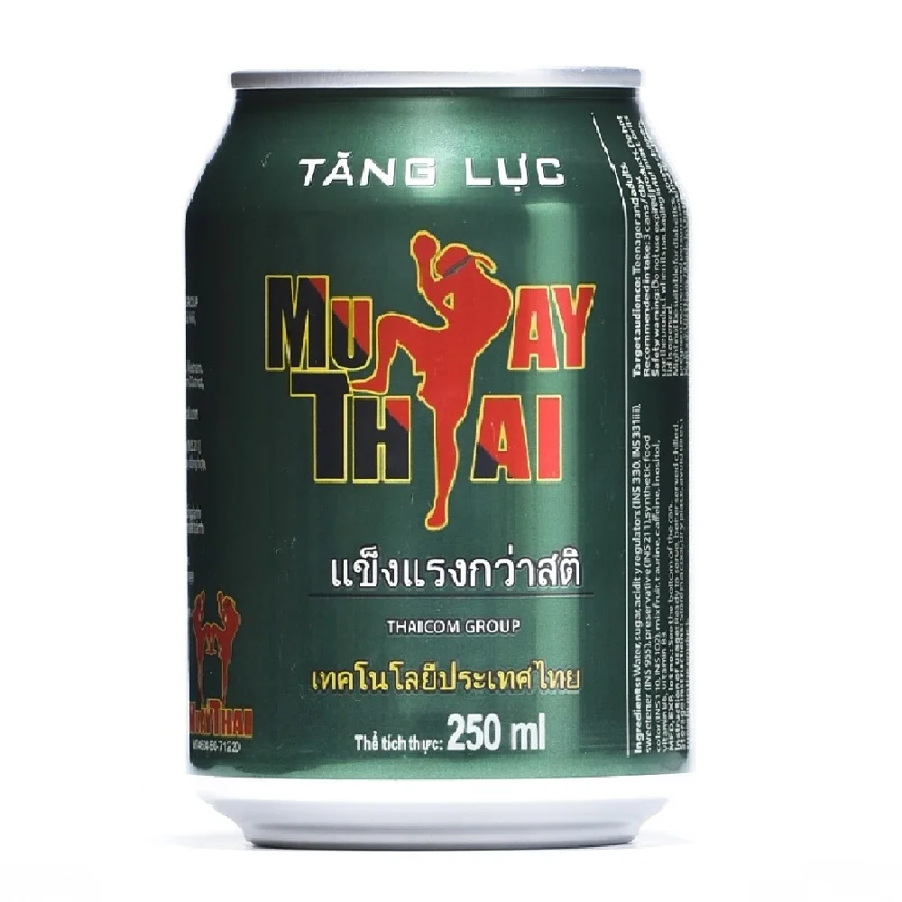 Высококачественные напитки энергетический напиток Muay Thai желтого цвета 12 месяцев Сертификат ISO бренд Thaicom