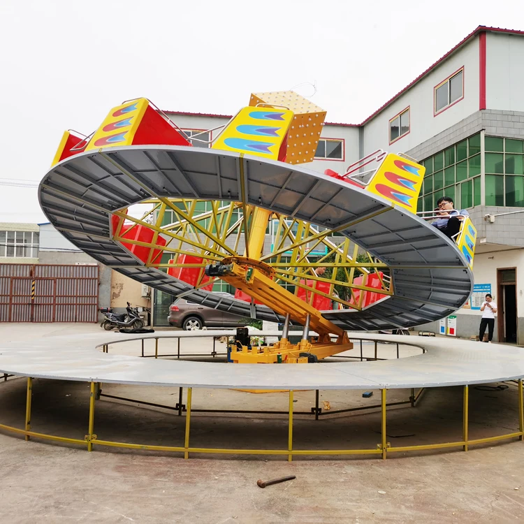 2023 China export directly factory wholesale amusement funfair professional equipment brave flying turntable for sale