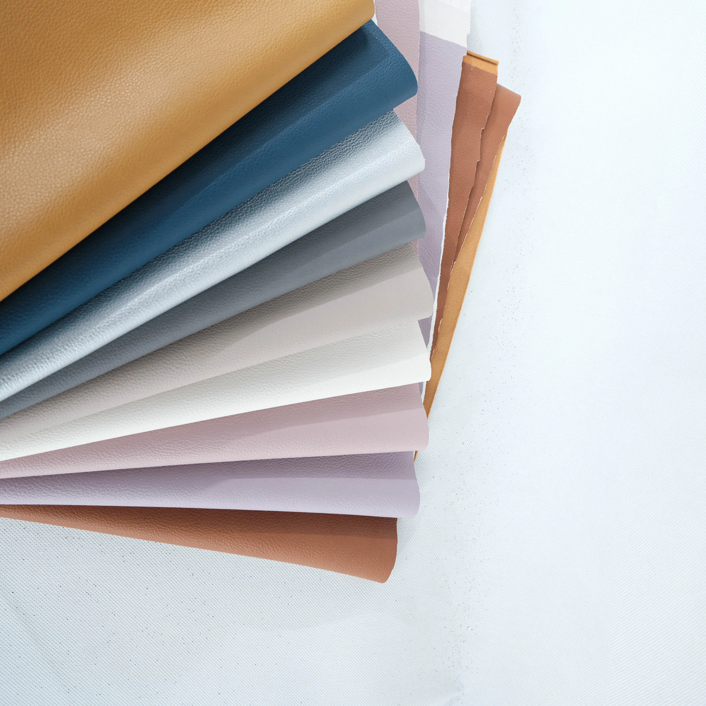 Vegan colorful waterproof jewellery lining pu synthetic leather fabric