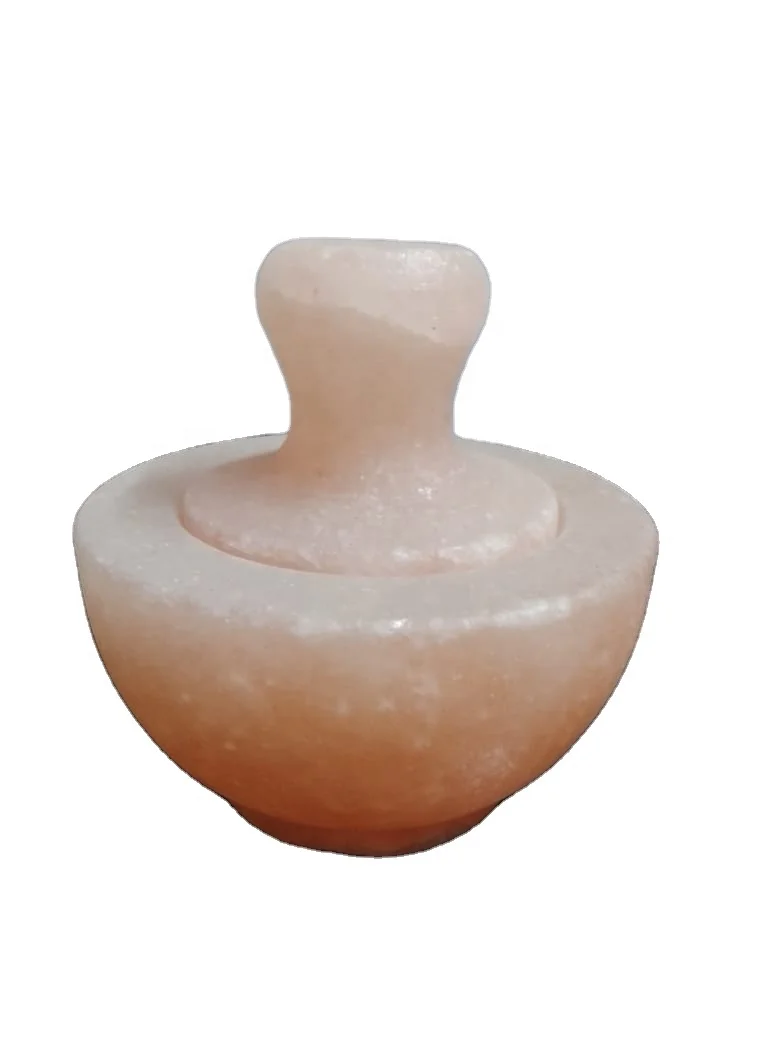 Butiful Salt Crystal Machine  Crafted Accurate Size Unique Design Morter n Pestal Available at Wholesale Direct Factory Pakistan