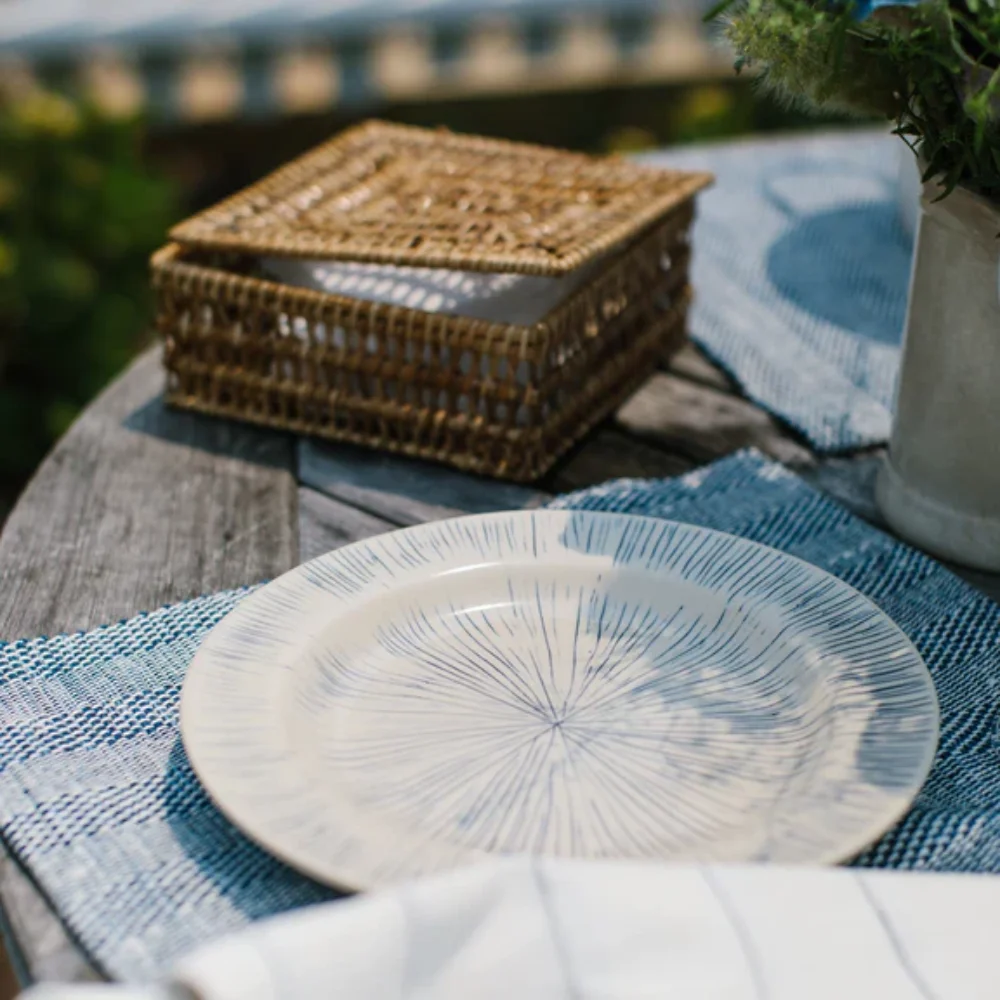 Handwicker natural rattan napkin holder Rustic tableware restaurant hotel decoration wholesales nice price from Vietnam