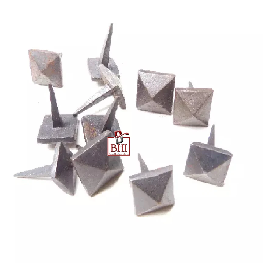 HAntique Hand Forged Iron Clavos Nails - Blacksmith Medieval  Decorative Nails and Studs for Doors and Cabinets (30/1)
