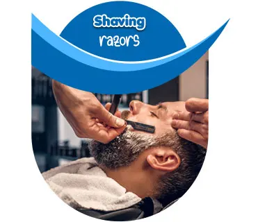 Black Hairdressing Scissors Barber Salon Hair Cutting Sharp Razor Scissors for Barbershop