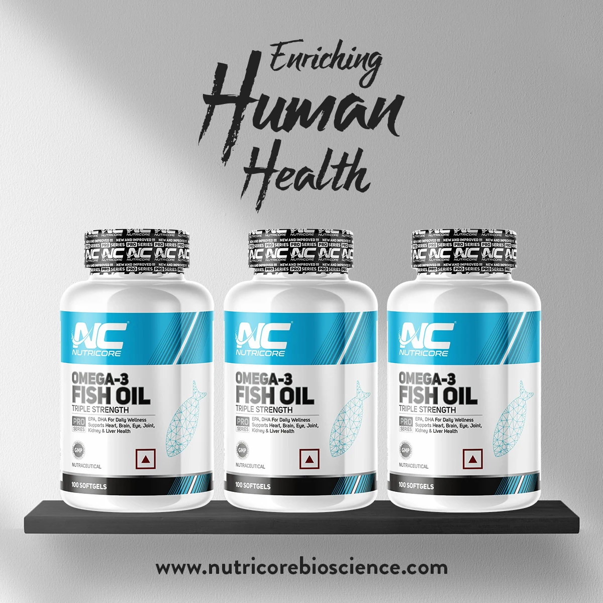 Hot Selling Best Quality Fish Oil Omega 3 Triple Strength EPA DHA Health Supplement Softgel Manufacturer