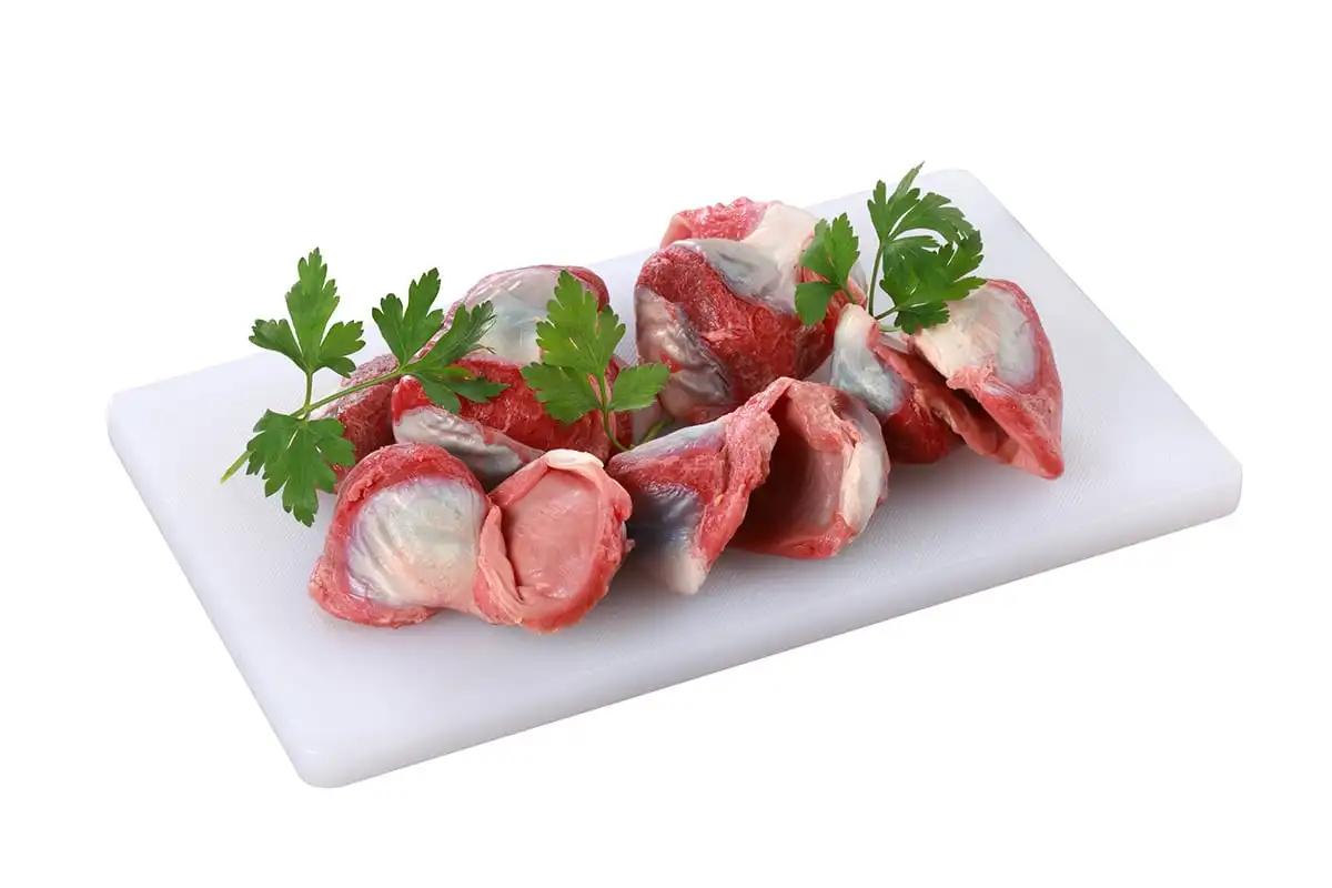 Большой запас замороженных утиных Желудков