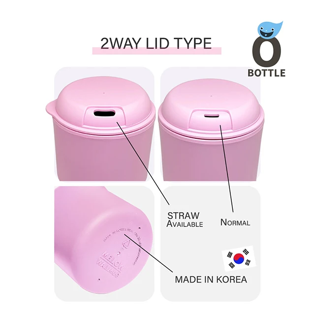 The Products of Korea Made BPA FREE Reusable Tumblers Customizable Cups Double walled mug tumbler 12oz