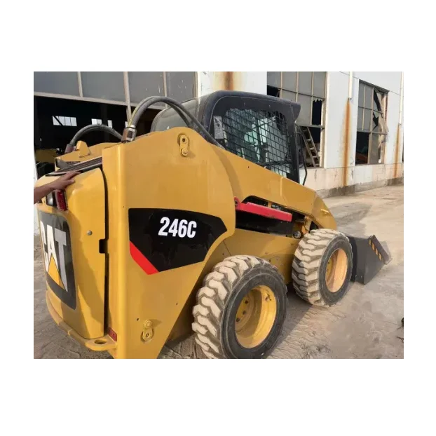 Loading Weight 1 Ton Used Caterpillar Cat 246c Used Skid Steer Heavy Duty Engine