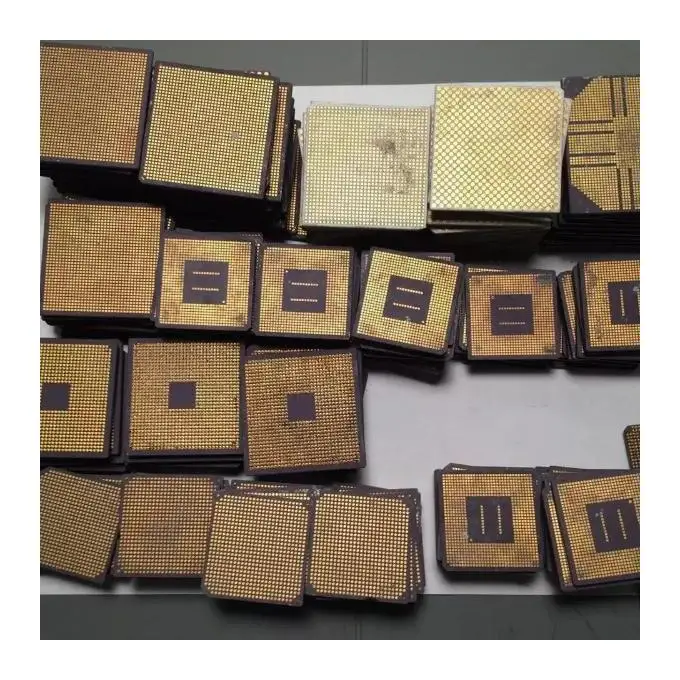 Bulk PENTIUM Intel Pro Ceramic CPU Scrap motherboard and gold finger trimmed scrap