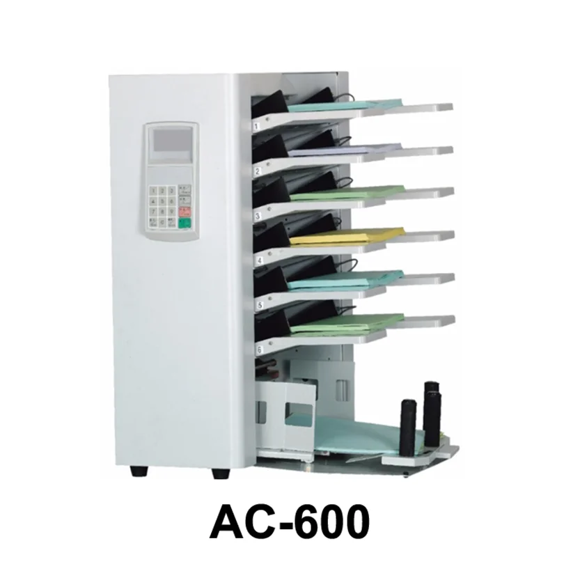 Super September NO MOQ Hot Sale 6/10/12 Trays Automatic Paper Sheet Collator Machine