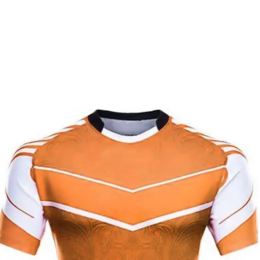 Cool Latest Printing Design Sublimation Rugby Jersey and Shorts Kits in Plus Size Wholesale Top Quality Rugby Uniform