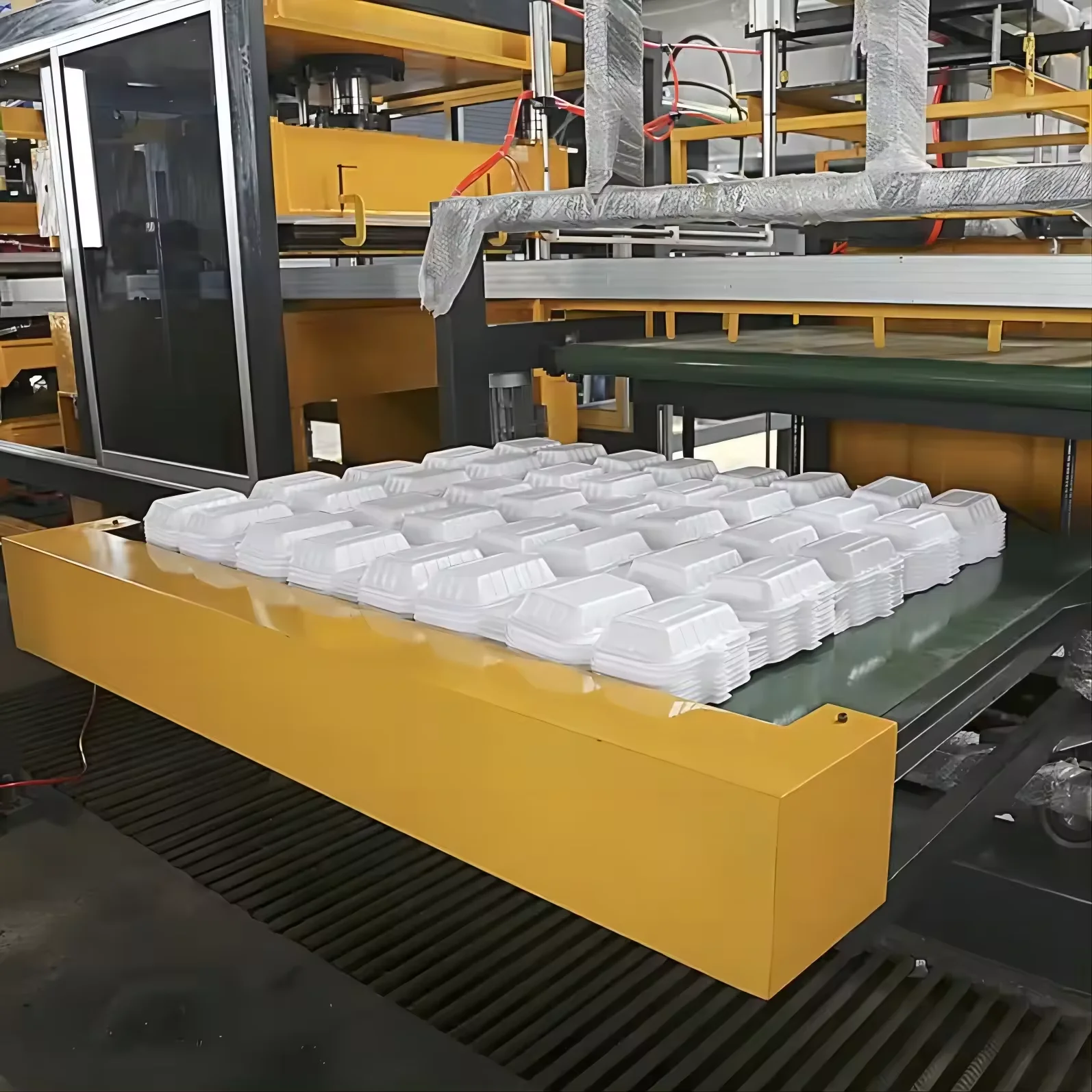 PS foam plate making machine, food foam plate production line, disposable foam plates