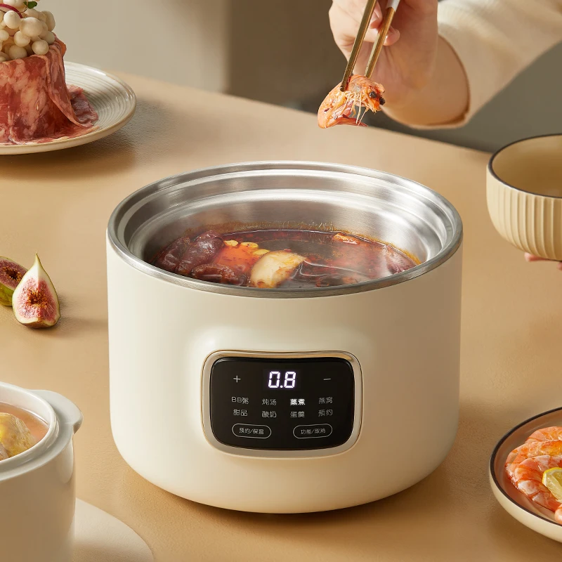 OIDIRE Slow Cooker Nutritious Stew Soup Classic Stew Pot Korean Stew Pot Kitchen Appliances