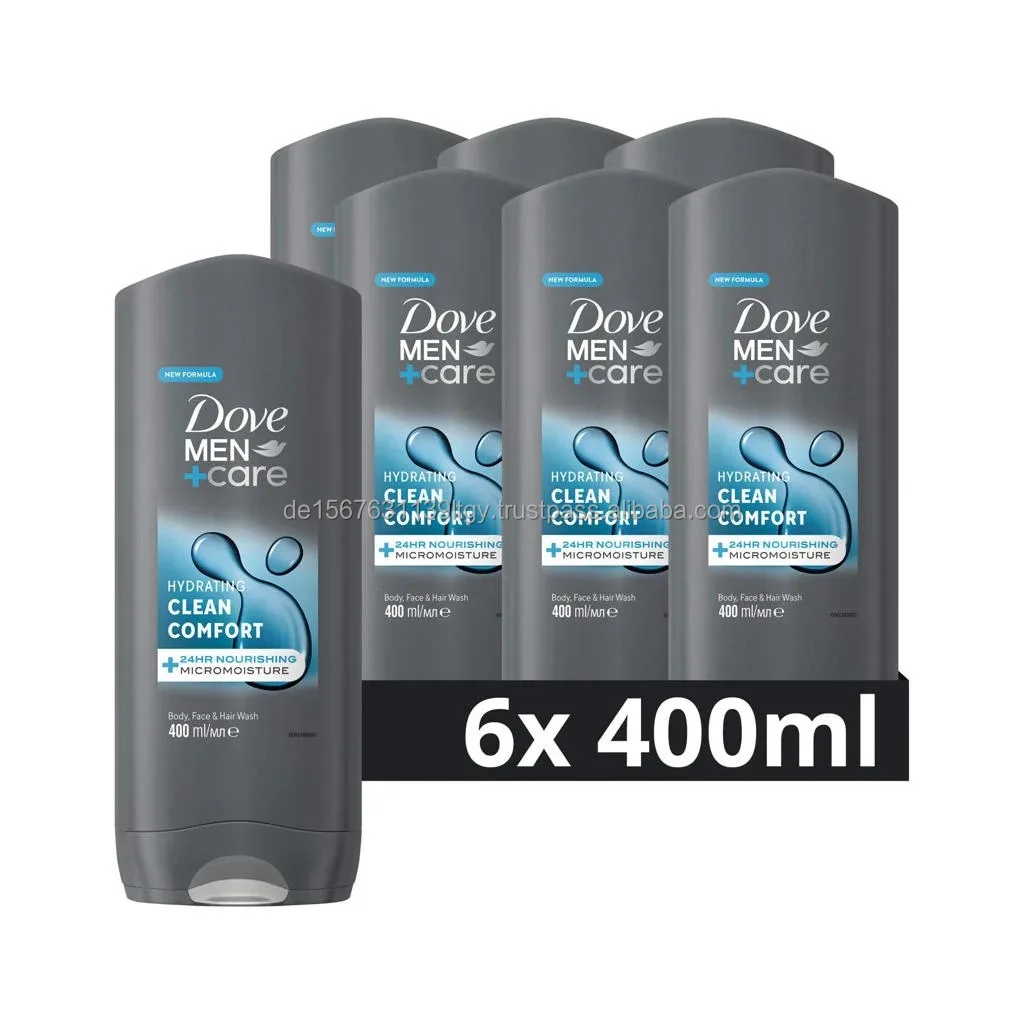 Dove Men + Care Clean Comfort 3-в-1 douchegel-6x400 мл
