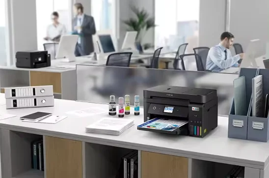 Original Sales EcoTank ET-4850 Wireless All-in-One Cartridge-Free Supertank Printer with Scanner, Copier, Fax