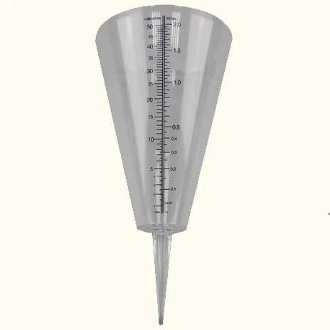 Rain measuring Plastic rain gauge