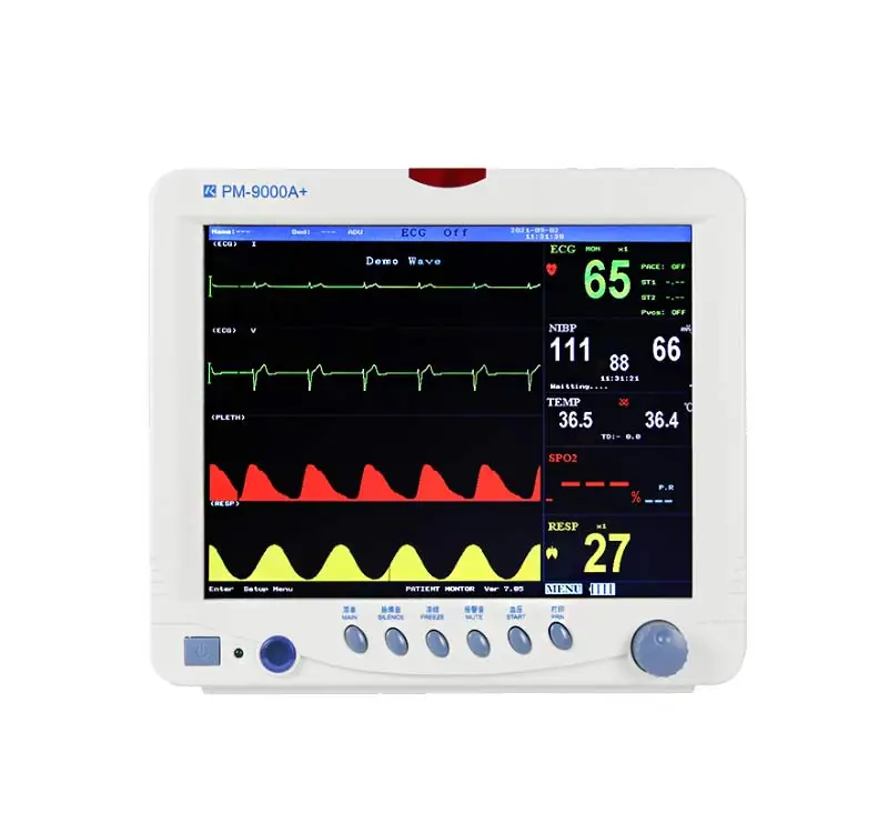 ISO Approved Standard 6 Parameters Outpatient Facilities Medical Monitoring Equipment Bedside monitor for Ward