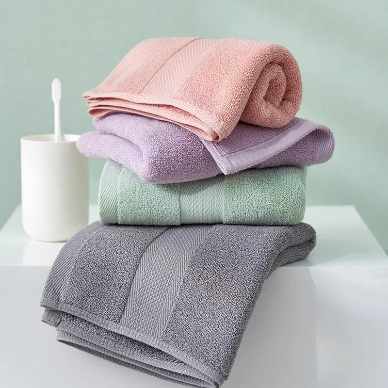 Wholesale Custom Logo 100% Cotton Reusable Facial Cleansing Cotton Hand Towel Makeup Remover White Face Towel