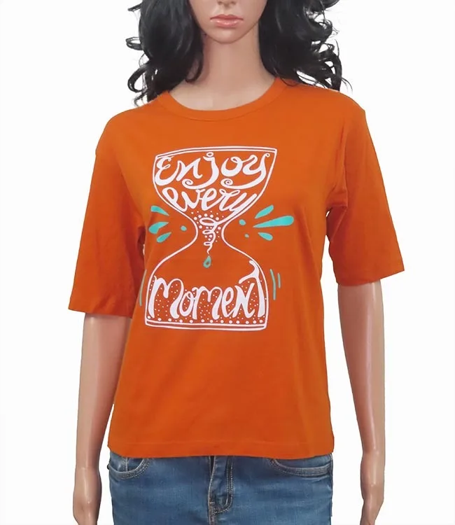 2024 High Quality Women T-shirt Custom Cotton and modal  Women Clothing T-shirt from india