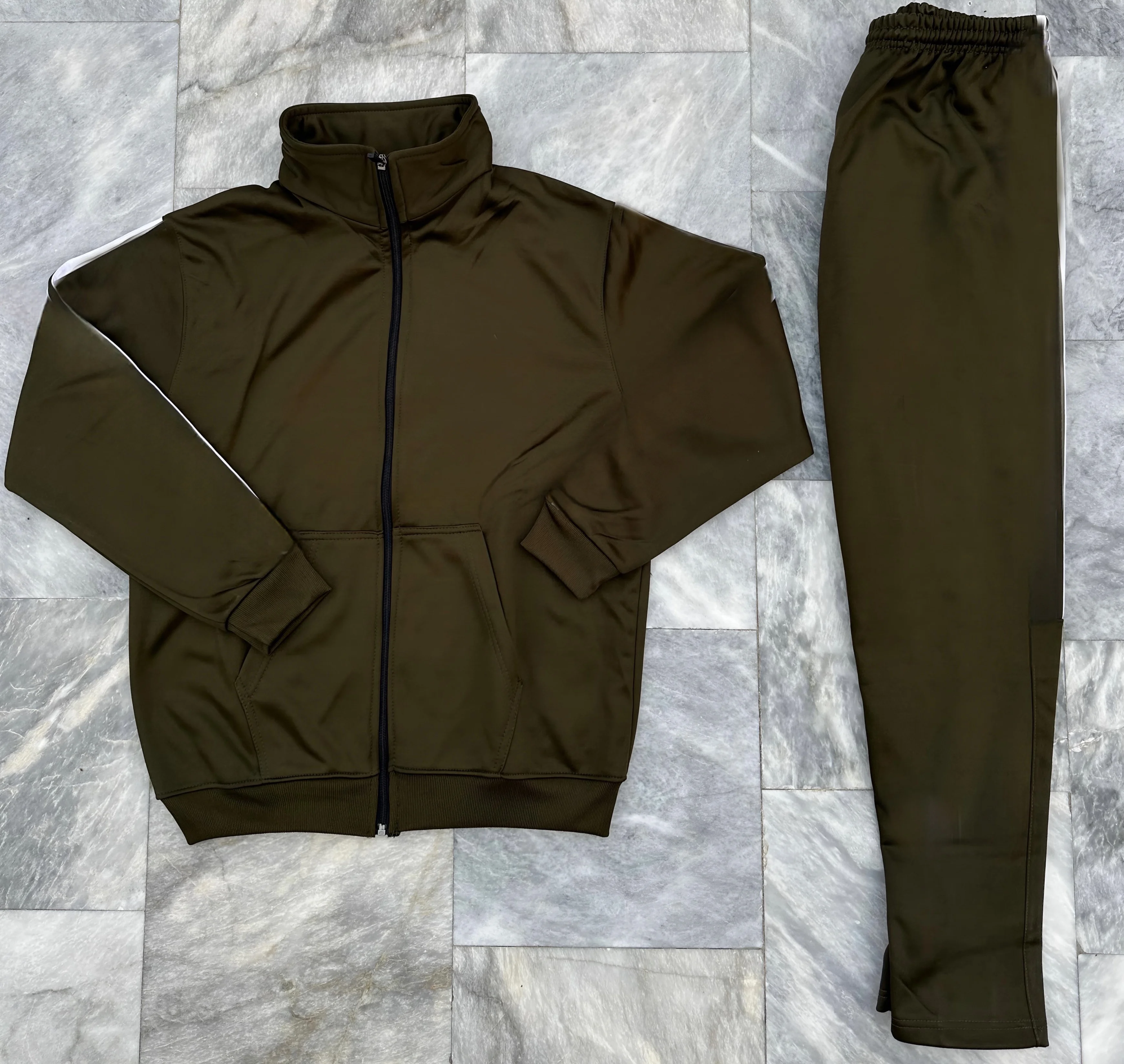 Lowest Price Track Suits High Quality Custom Print Track Suits Customizable Polyester Fleece Blank Track Suits 2 Piece Set