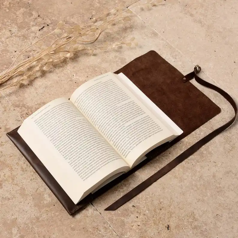 Модный Христианский подарок Натуральная кожа Классическая обложка книги из Библии на заказ натуральная LBC-0081