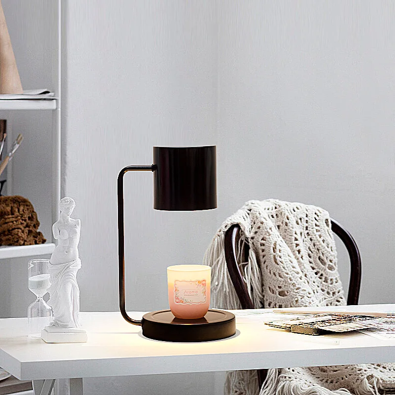 Aromatherapy Diffuser Candle Warmer Wax Melt Table Aroma Lamp Essential Oil Burner Night Ornament Light Perfumery Decor Lamp