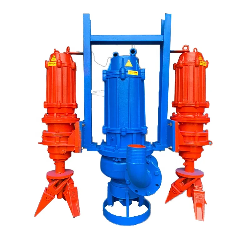 ZJQ double stirring submersible sediment pump suction sand river bottom dredging sand pump