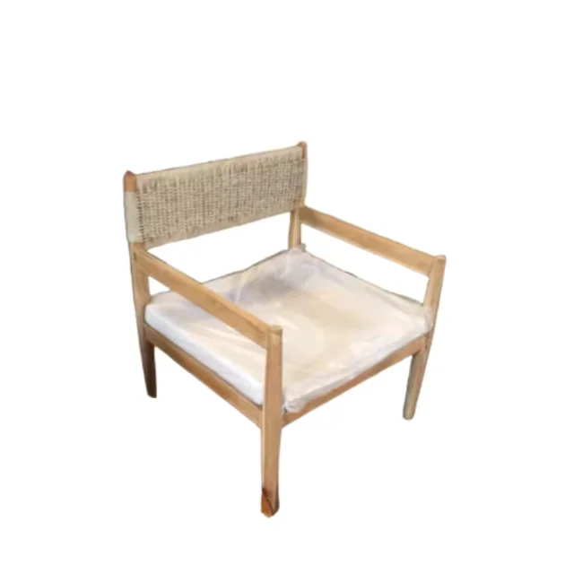 Direct Factory Modern Dining Chairs Rattan Wicker Chair with Wooden Leg High Quality Dining Chair