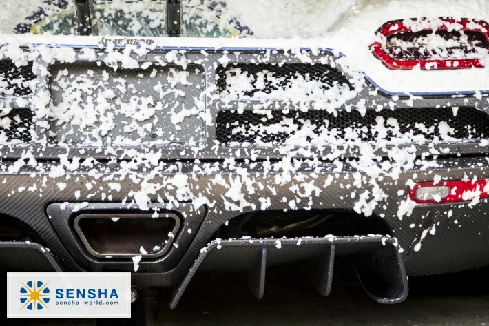 High-foaming cleaner air tool mounting-type CREAMY FOAM MACHINE with 3 bottle by SENSHA