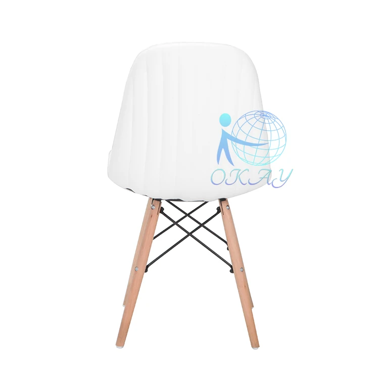 Garden Chairs Functional Furniture Dinner Chairs with High Backrest Wooden Legs Wholesale Chairs