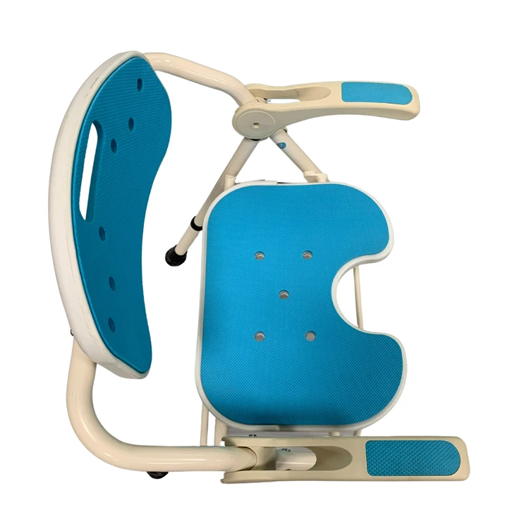 Adjustable Toilet Safety Frame Raised Toilet Seat Shower Chair with Non-Slip Rubber Tips for Seniors Disabled and Pregnant