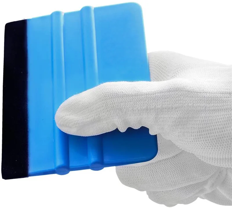 Custom Soft Vinyl Wrapping Tool Window Tint Squeegee Auto Accessories PPF 10*7cm squeegee