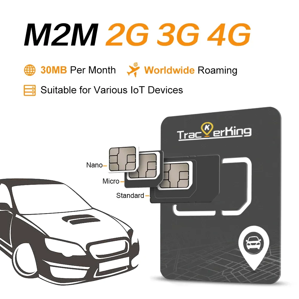 Wholesale TrackerKing M2M IoT SIM Card for GPS Tracker Long Time Data Retention