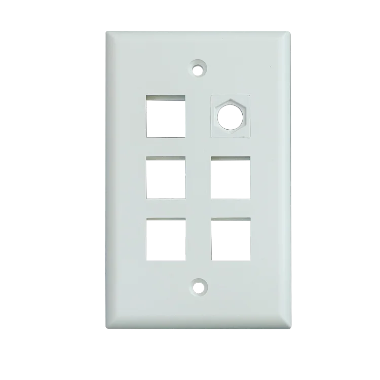 Professional Blank Keystone Jack Inserts for Keystone Wall Plate and Patch Panel