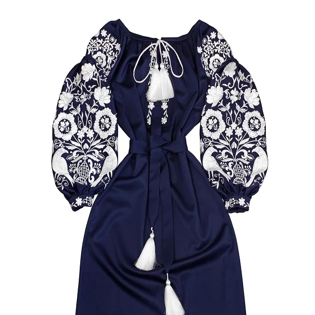 Fashion Spring summer French gentle Flower Pattern Ladies Casual Dresses Slim Chiffon Maxi Dress women dress